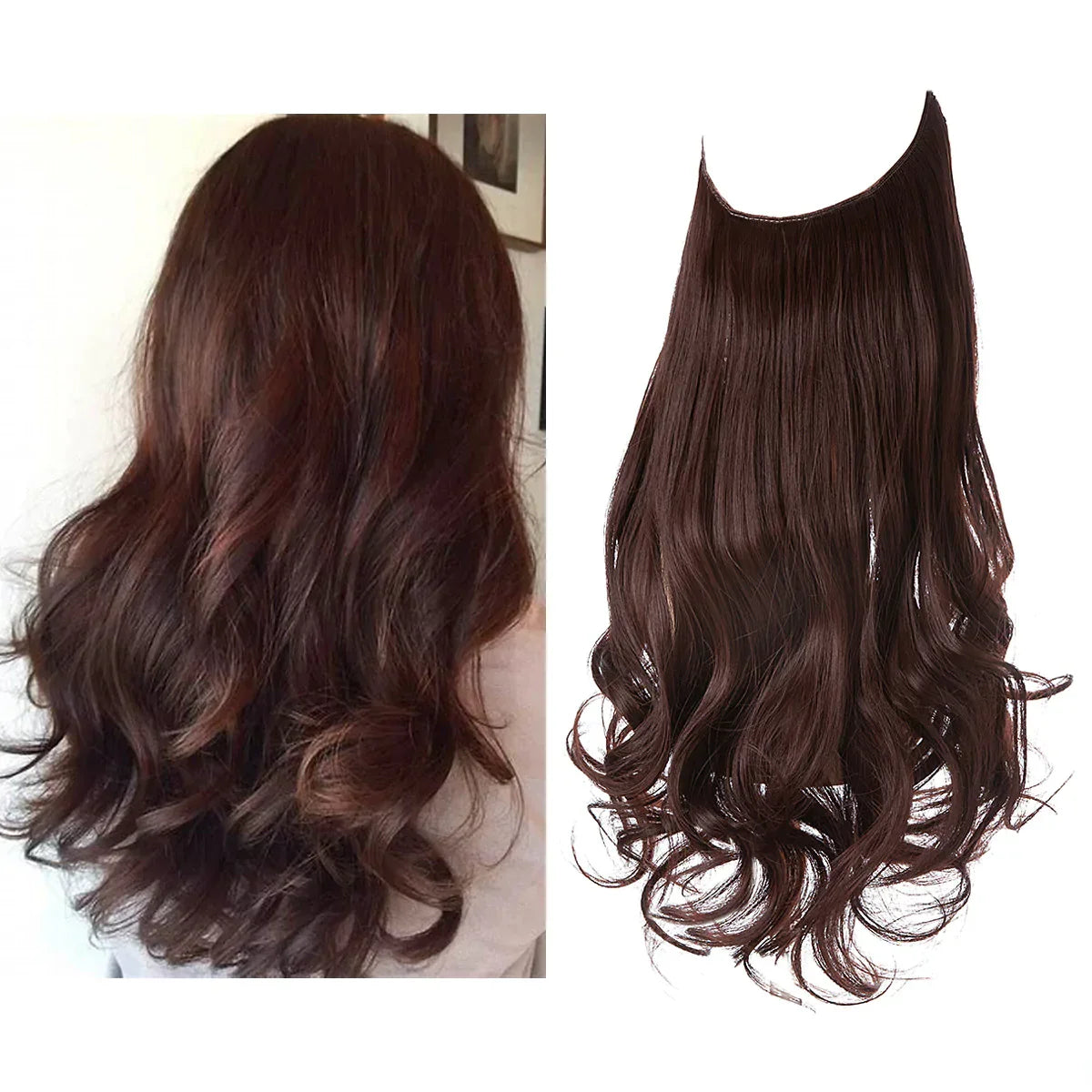 SecretHair | Echthaar Extensions | Natürliches Wellen-Volumen | Blond