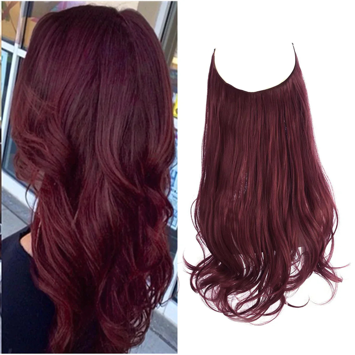 SecretHair | Echthaar Extensions | Natürliches Wellen-Volumen | Blond