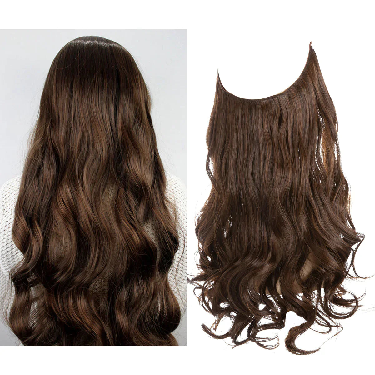 SecretHair | Echthaar Extensions | Natürliches Wellen-Volumen | Blond