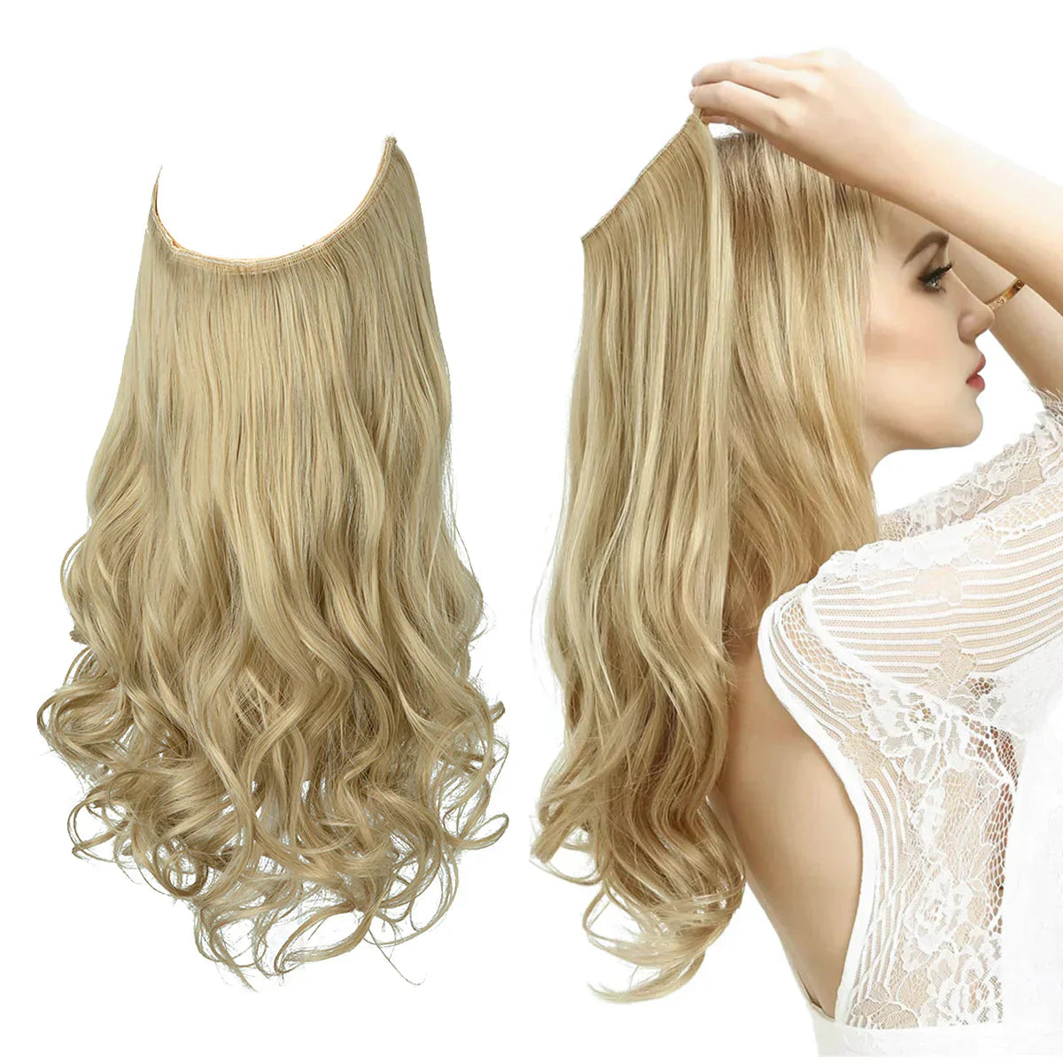 SecretHair | Premium Echthaar-Extensions | 100% REMY-Qualität | Nahtloses Volumen & Länge | Natürlicher Glanz | Hitzebeständig & Langlebig