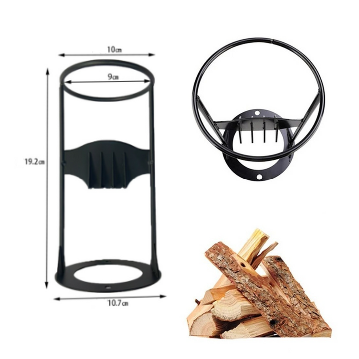 ElysianCraft Luxe Holzspalter | Tragbarer Gusseisen-Holzspalter für müheloses und effizientes Holzarbeiten