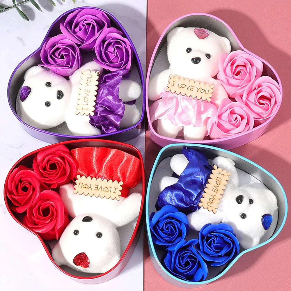 LuxeCuddle Teddybär | Verzauberndes und romantisches Geschenk für liebevolle Momente
