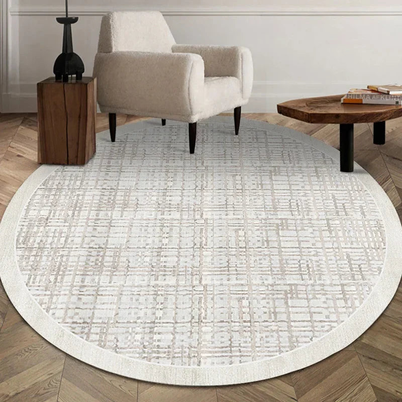 Thyn - Japanischer Stil Rundwaschbarer Teppich für das Wohnzimmer