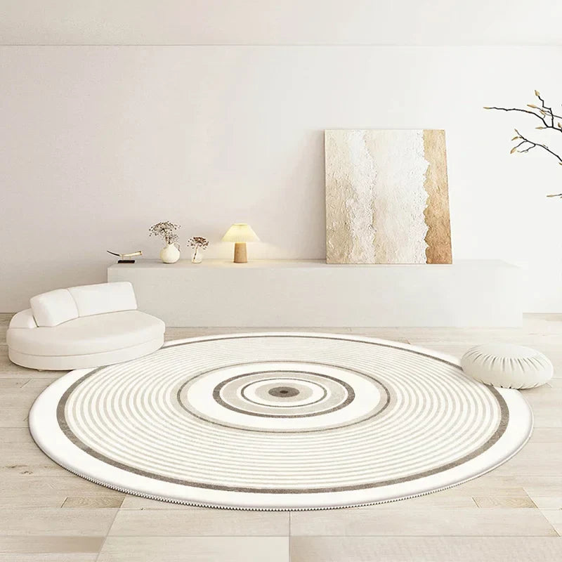 Thyn - Japanischer Stil Rundwaschbarer Teppich für das Wohnzimmer