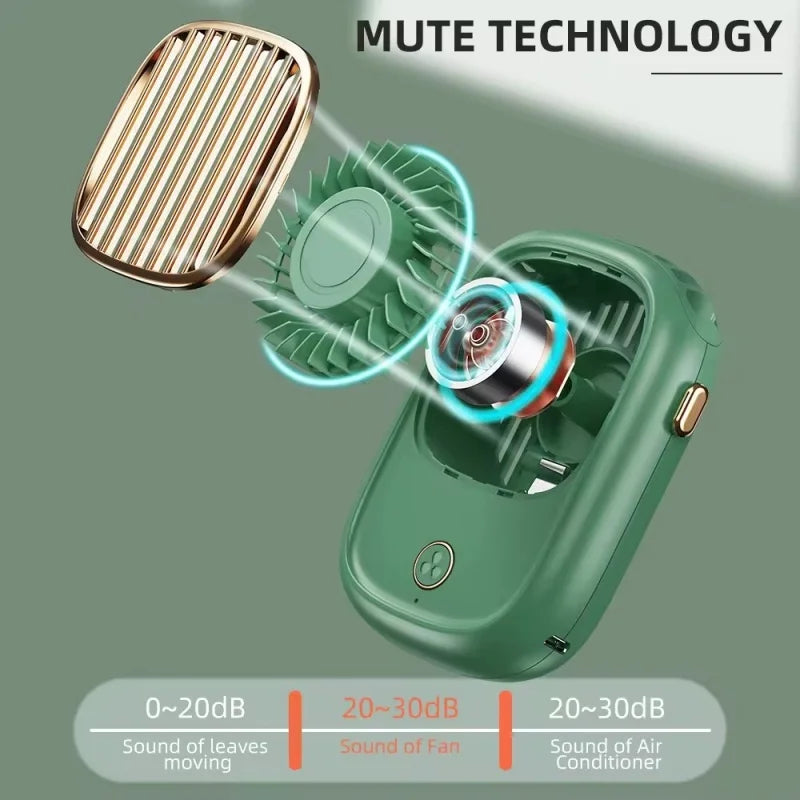 AeroBreeze Nackenventilator | Tragbarer, wiederaufladbarer Ventilator für Komfort überall