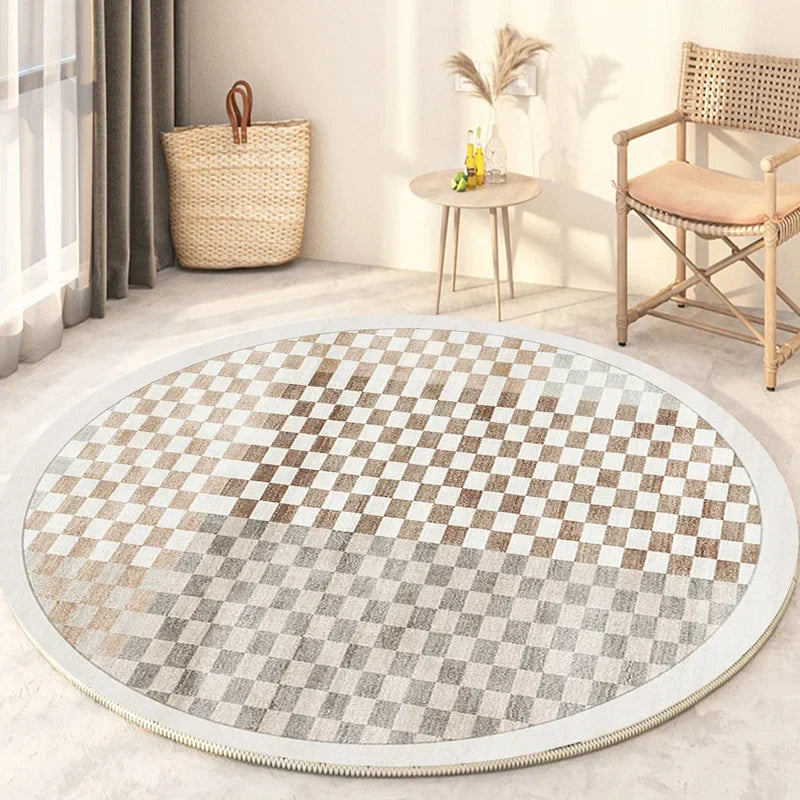 Thyn - Japanischer Stil Rundwaschbarer Teppich für das Wohnzimmer