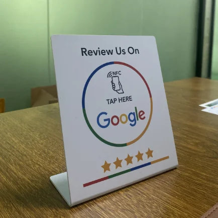 ReviewBoost NFC Google Bewertungskarte - Kundenfeedback schnell und einfach sammeln