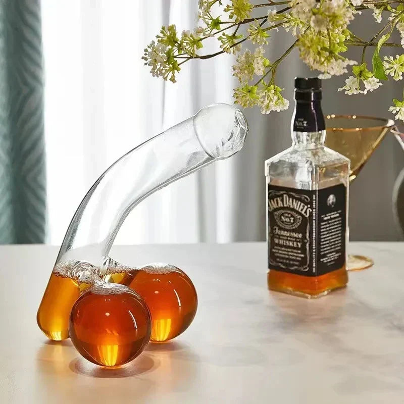 Hochkulturelle Whiskey-/Weindekanter