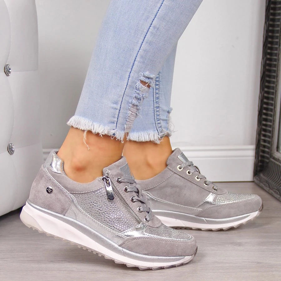 Damen-Wanderschuhe LoopZacht – Orthopädischer Komfort & Stilvolles Wildleder-Design