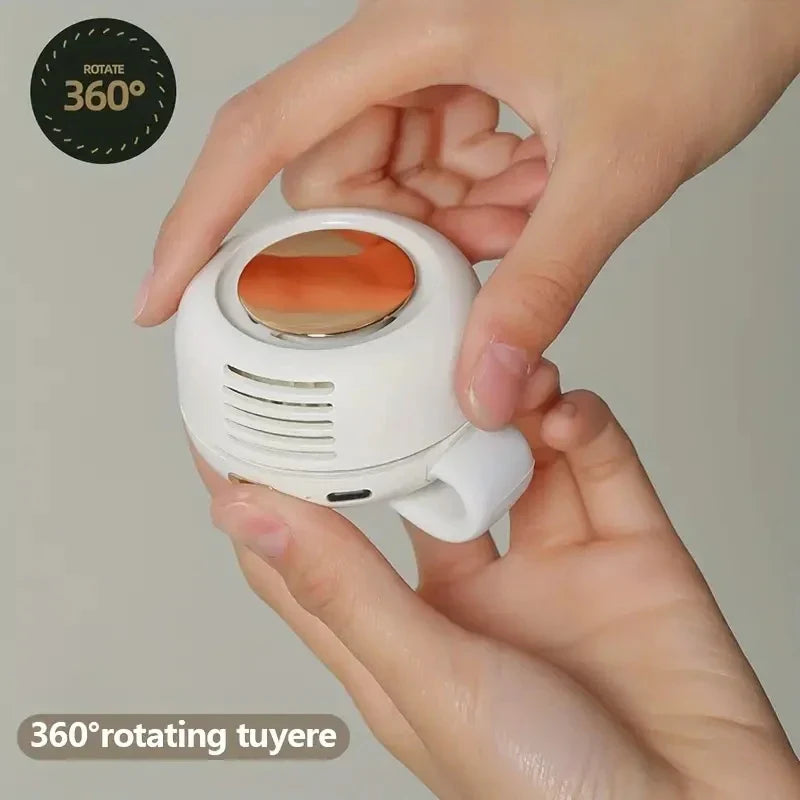 BreezeClip Mini-Ventilator | Stilvoll, tragbar und 360° drehbar für Kinder und unterwegs