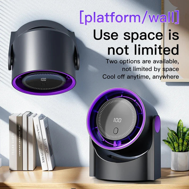 Airiqo USB Ventilator | Tragbar, flüsterleise und energieeffizient mit 100 Stufen