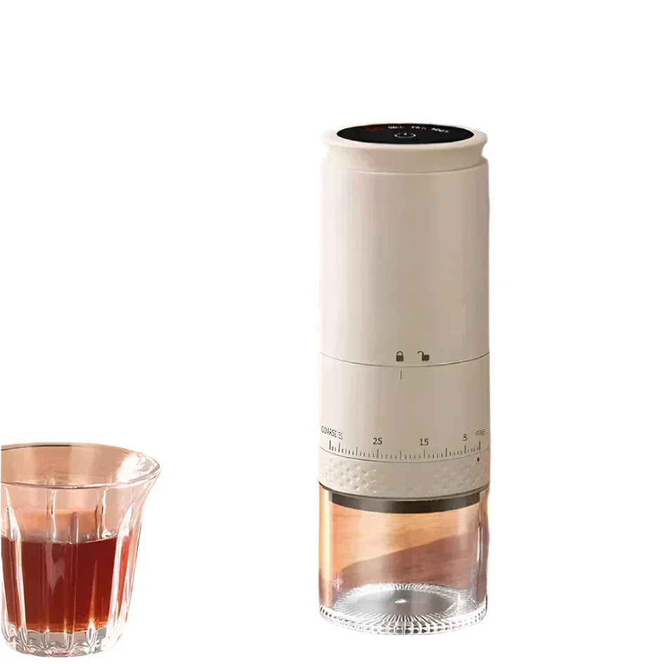 Tragbare Elektrische Kaffeemühle Einstellbarer Mahlgrad