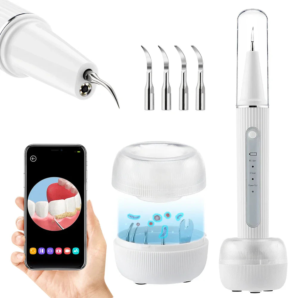 ClearView Ultraschall Zahnreiniger – Mit Bildschirm und effektiver Zahnsteinentfernung