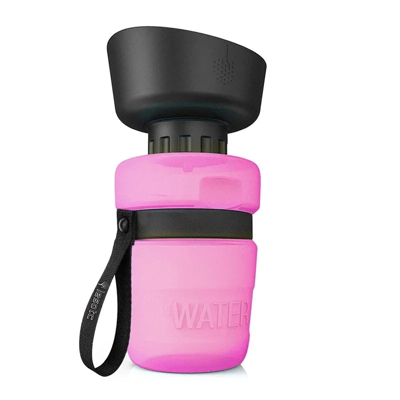 Zusammenklappbare Hunde-Wasserflasche | Ideal für eine lange Fahrt oder einen Spaziergang mit Ihrem Hund