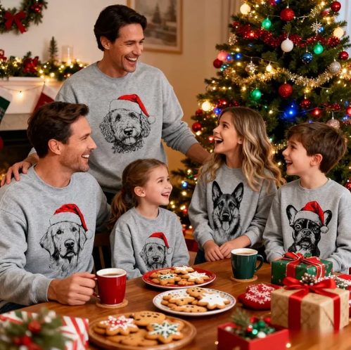 Santa Paws - Weihnachts-Hundepullover