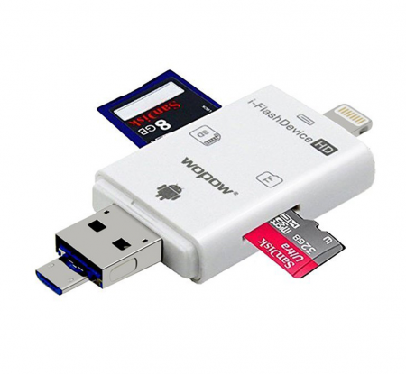 QuickTransfer USB-Stick und SD-Kartenleser – Schnelle Dateiübertragung von iPhone, Android und mehr