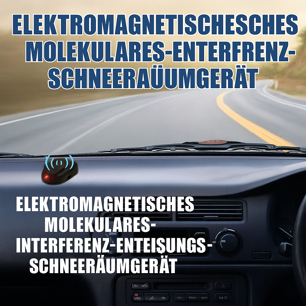 Schnellenteiser für Autofrontscheiben Klare Sicht in Sekunden