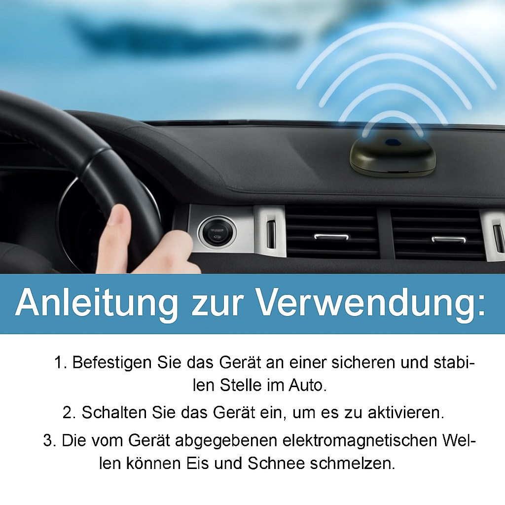 Schnellenteiser für Autofrontscheiben Klare Sicht in Sekunden