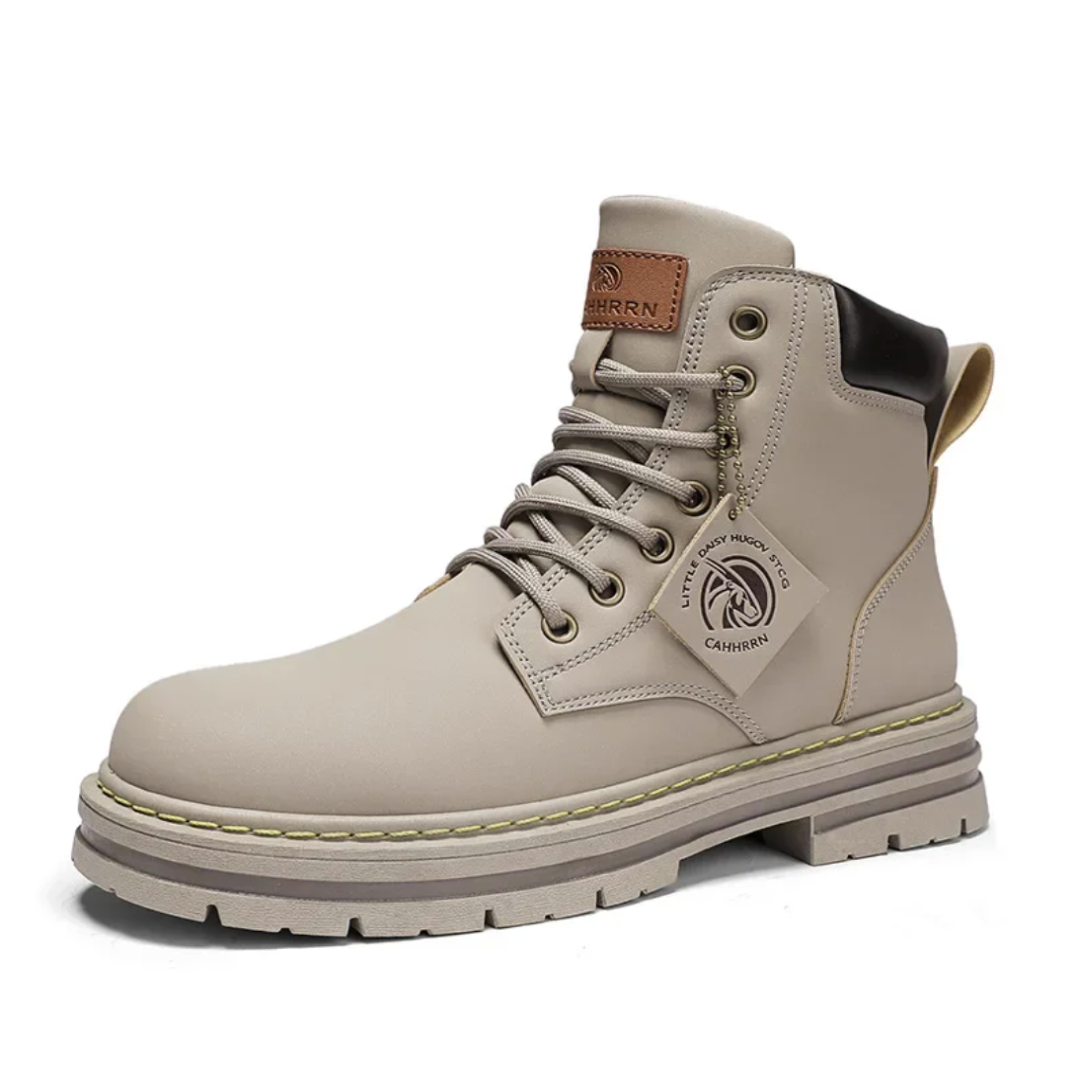 Timber™ Bequeme Herren Schnürstiefel – Robuste, Warme & Wasserabweisende Stiefel für Jeden Tag
