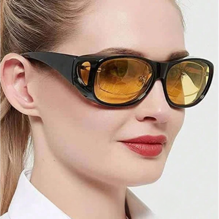 Nachtsichtbrille mit "Glarecut"-Technologie (Sicheres Fahren bei Nacht)