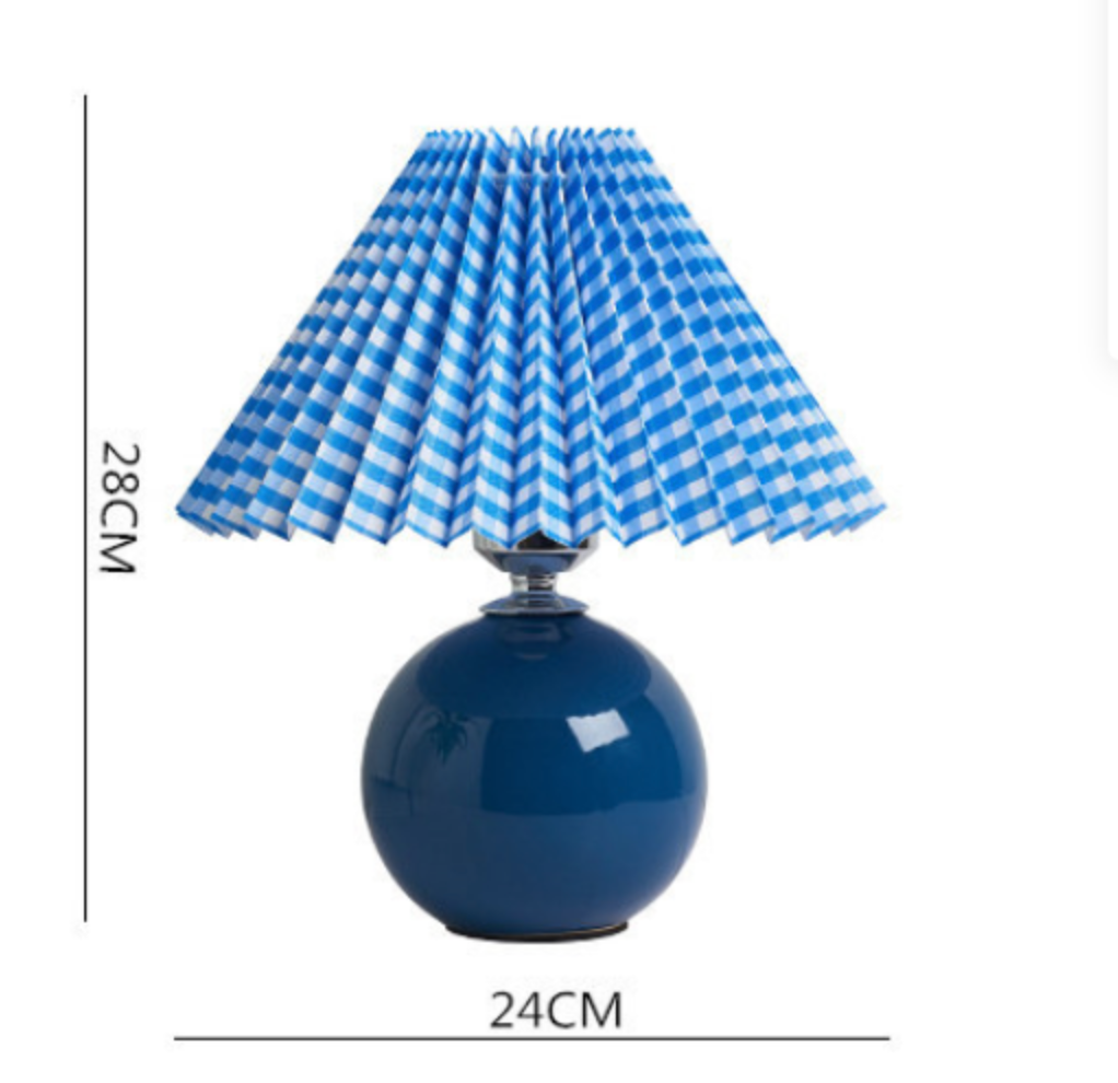 Nordic Ceramic Pleated Table Light | 1-Lampe