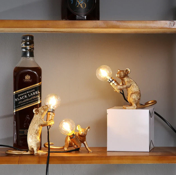 Einzigartige Mäuse-Tischlampe für Stimmungsvolles Licht