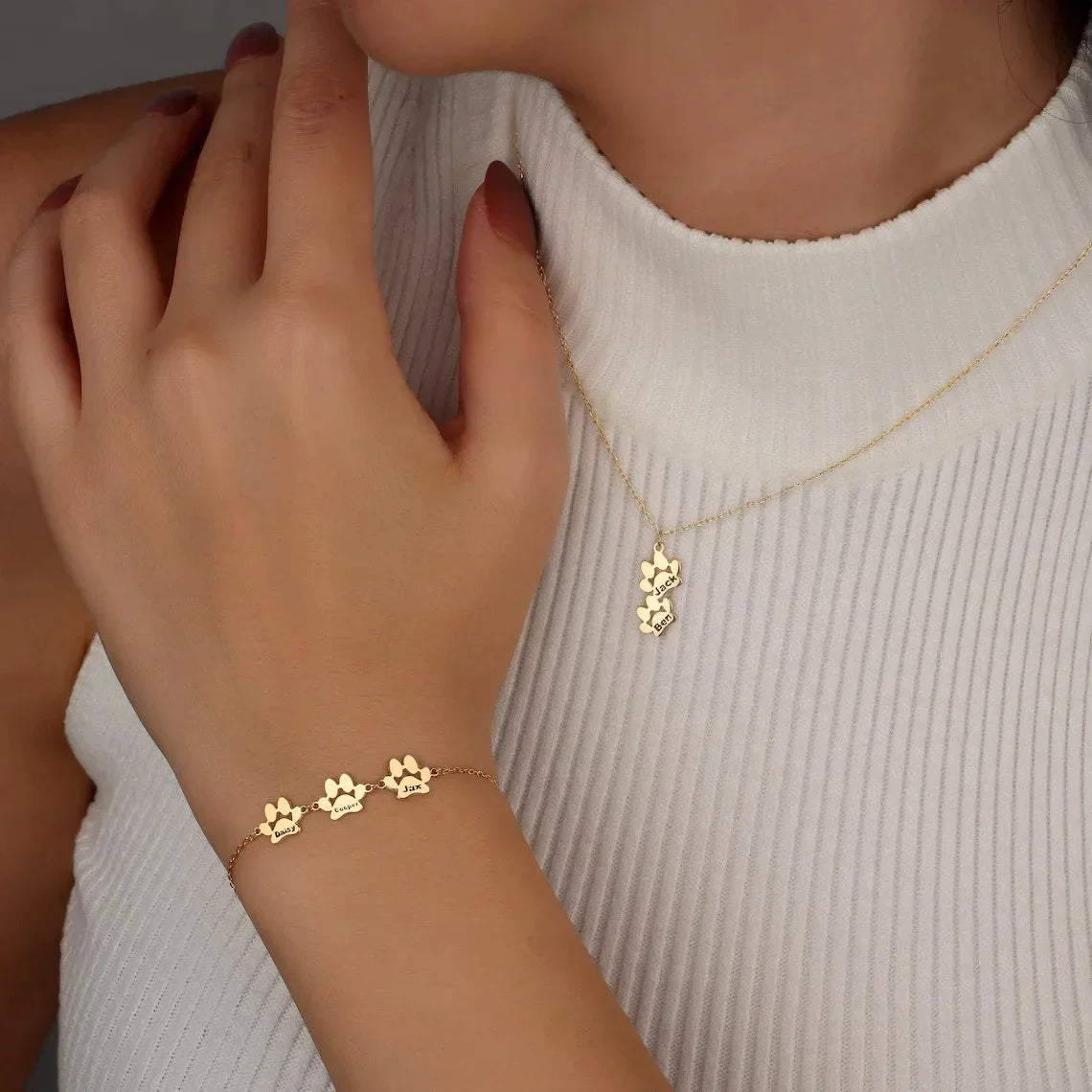 PawBracelet | Personalisierbarer Pfotenabdruck als Liebessymbol