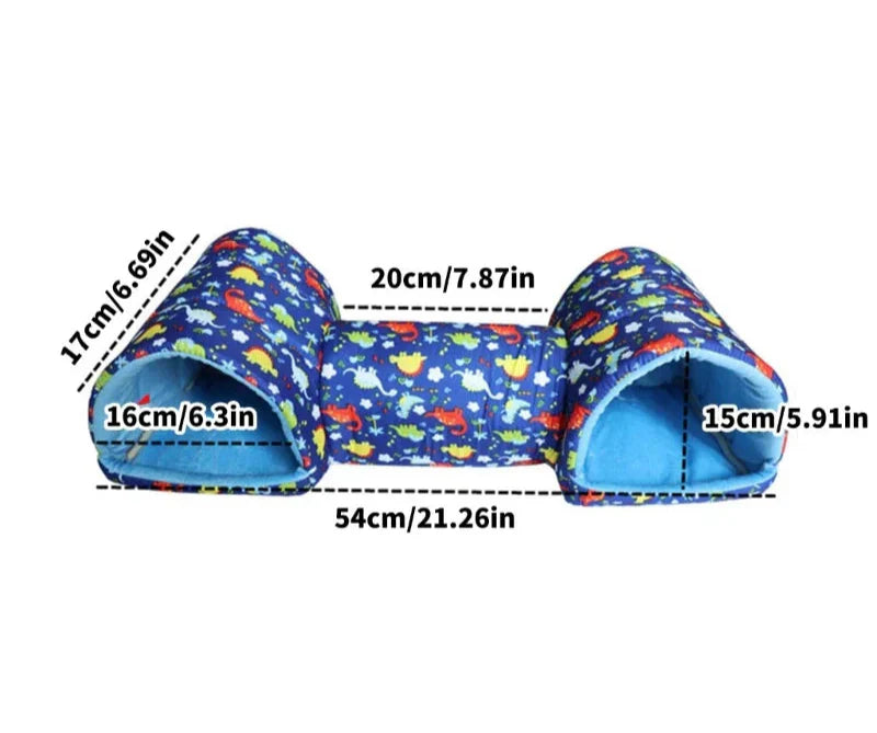 Flufz | Weicher Tunnel für kleine Tiere – Optimaler Komfort – Weicher Stoff – Elegantes Design