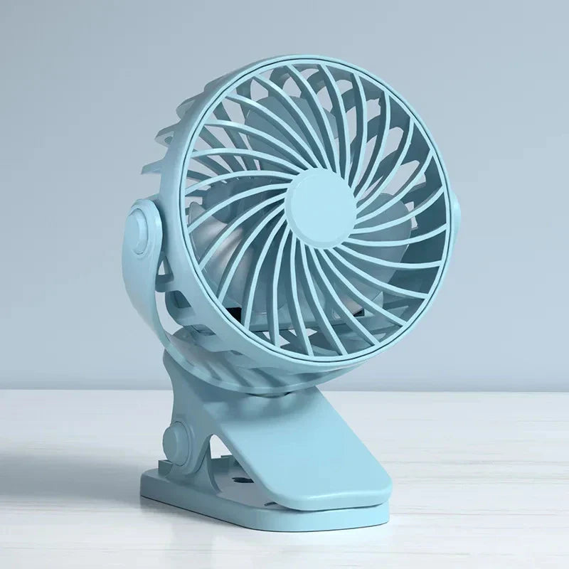 FlexiBreeze USB Ventilator | Drehbar, tragbar mit 3 Geschwindigkeiten und Nachtlicht
