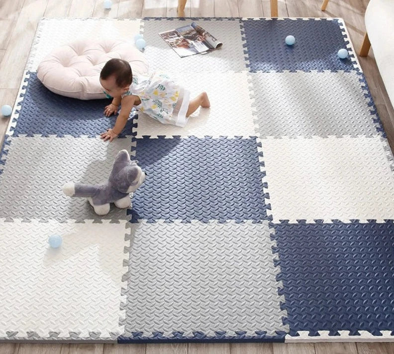 BabyGuard Weiche Spielmatte – 12-teilige Set für Sichere Spielzeit