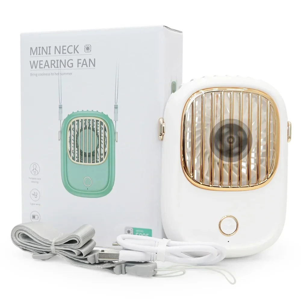 AeroBreeze Nackenventilator | Tragbarer, wiederaufladbarer Ventilator für Komfort überall