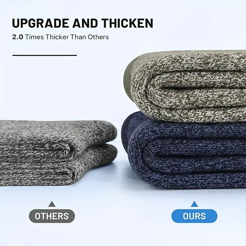 Extra warme Merinowollsocken für das Wandern Unisex 38-46
