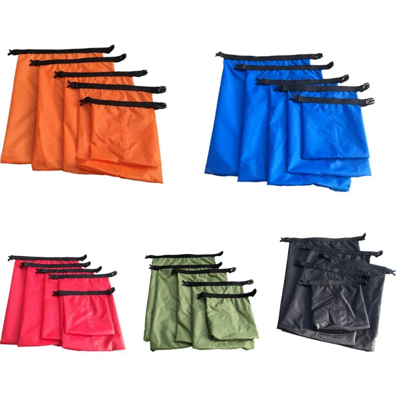 Sealon Trockenbeutel Set | Wasserdichte und sanddichte 5-teilige Set für Reisen und Outdoor-Abenteuer
