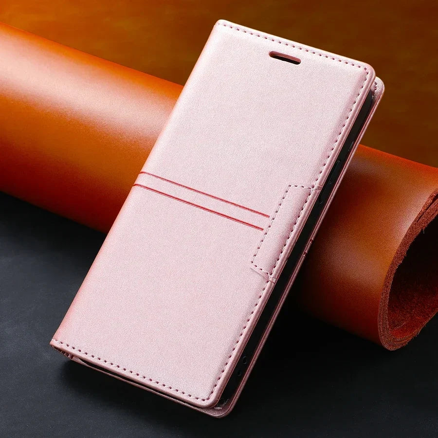 Sandsberg Leder Flipcase-Brieftasche für Google Pixel