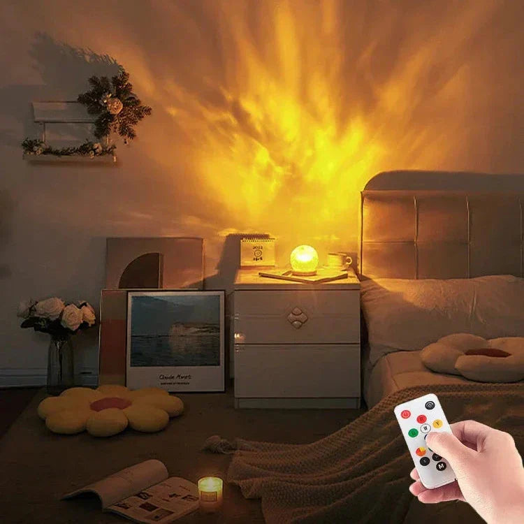 Einzigartige Tischlampe mit Welleneffekt – Entspannung pur!