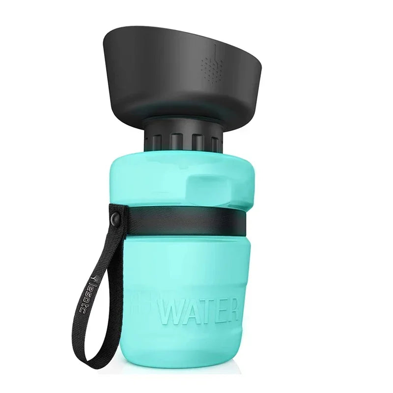 Zusammenklappbare Hunde-Wasserflasche | Ideal für eine lange Fahrt oder einen Spaziergang mit Ihrem Hund