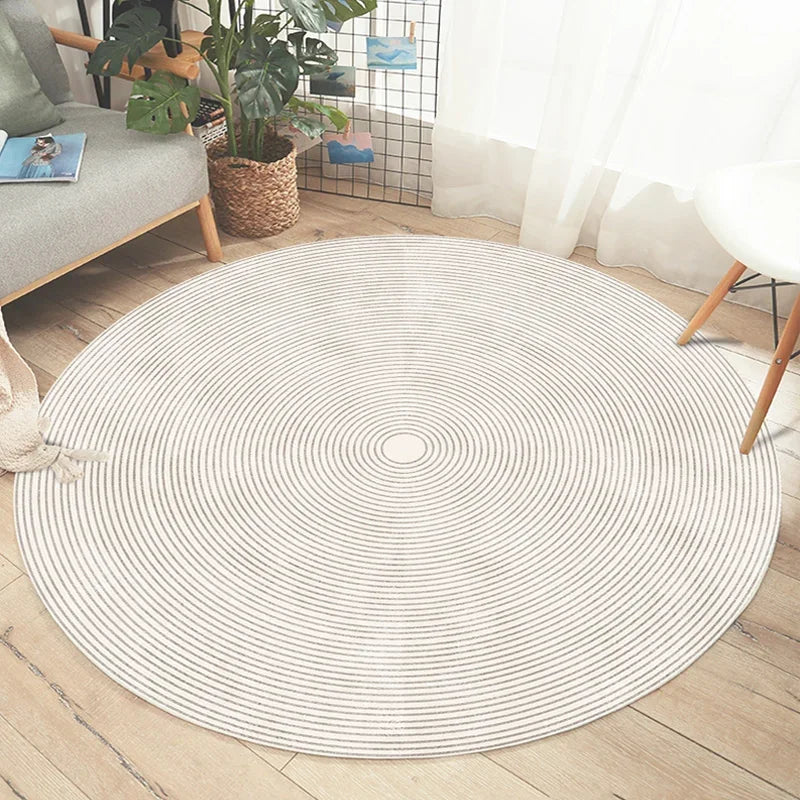 Thyn - Japanischer Stil Rundwaschbarer Teppich für das Wohnzimmer