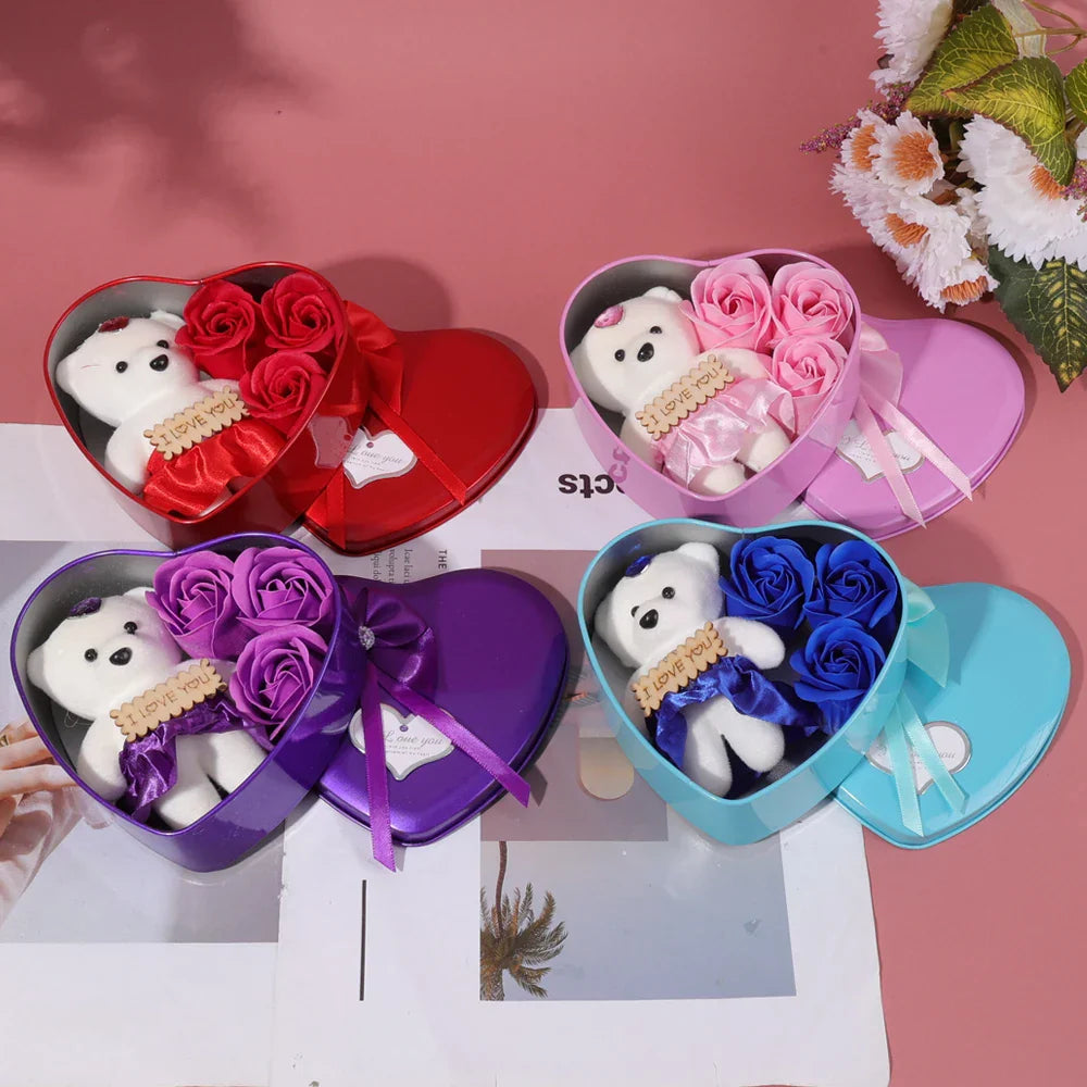 LuxeCuddle Teddybär | Verzauberndes und romantisches Geschenk für liebevolle Momente