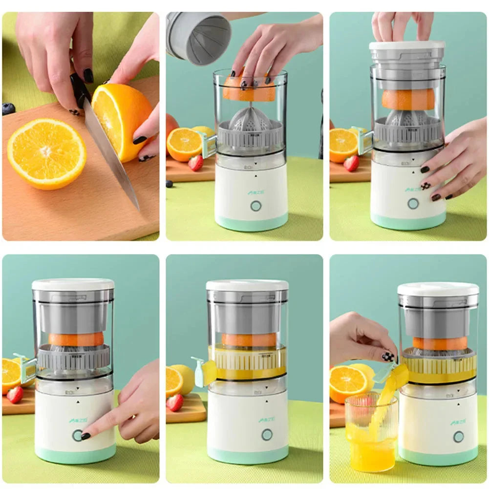 QuickJuice Saftpresse | Wiederaufladbare Tragbare Elektrische Saftpresse