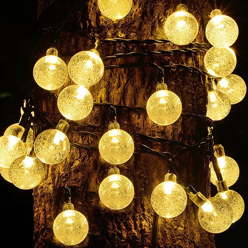 100 LED Solar Lichterkette Außen - Wasserdicht