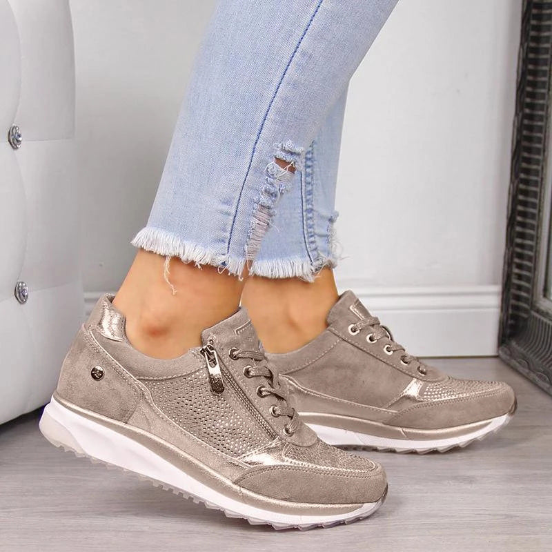 Damen-Wanderschuhe LoopZacht – Orthopädischer Komfort & Stilvolles Wildleder-Design