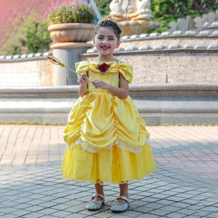 Liora Verzauberndes Prinzessinnenkleid – Märchenhaftes Cosplay für Kinder