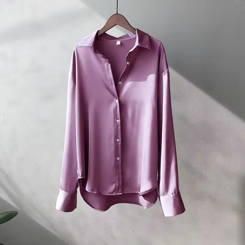 SilkElegance Damen-Seidenbluse | Luxuriöser Tragekomfort und zeitloser Stil für jeden Anlass
