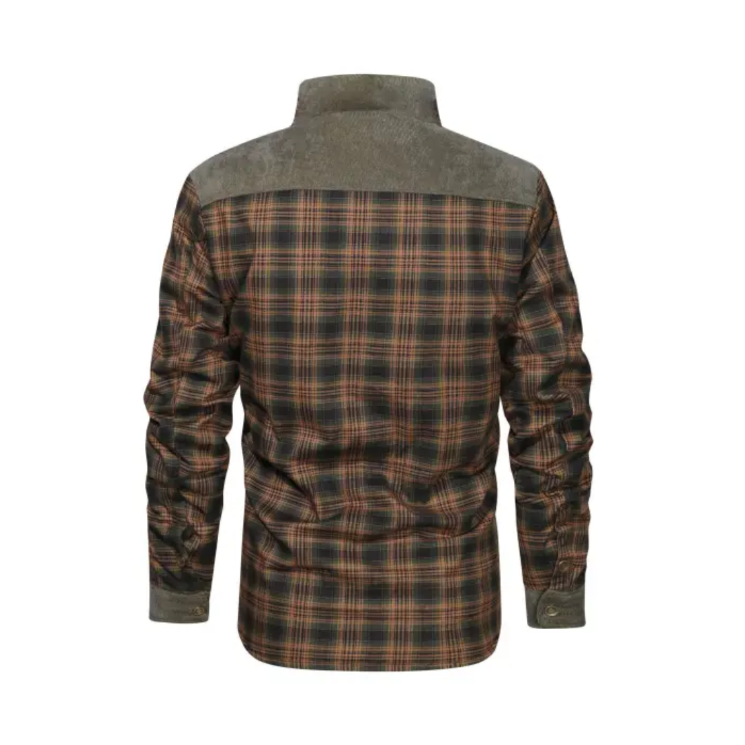 TrailWear Karierte Outdoorjacke für Männer – Robuste Jacke für Abenteuer in der Natur
