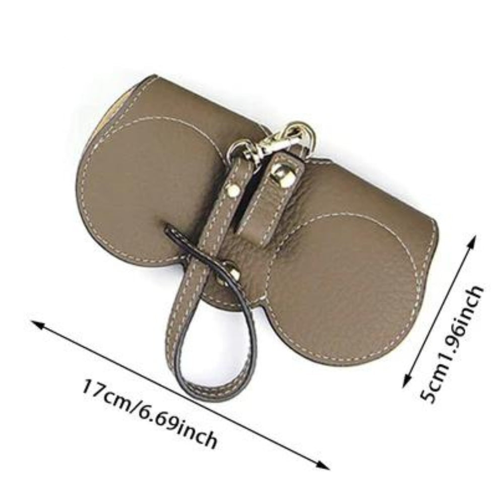 LuxuraGuard - Elegante Lederbrillenetui | Stilvoller Schutz für Ihre wertvollen Brillen