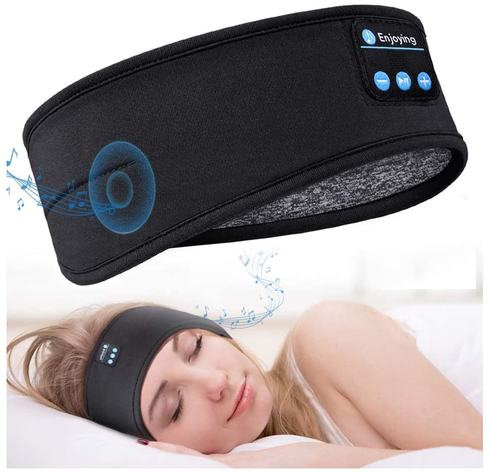 DreamWave Schlafmaske | Bluetooth Schlafmaske für erholsamen und ungestörten Schlaf