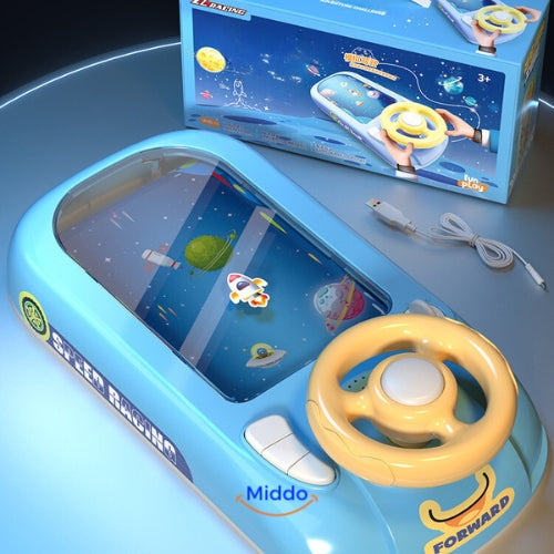 SpaceDrive Kinderlenkrad Spiel | Spannende Raumschiff- und Rennwagen-Simulation für kleine Abenteurer!