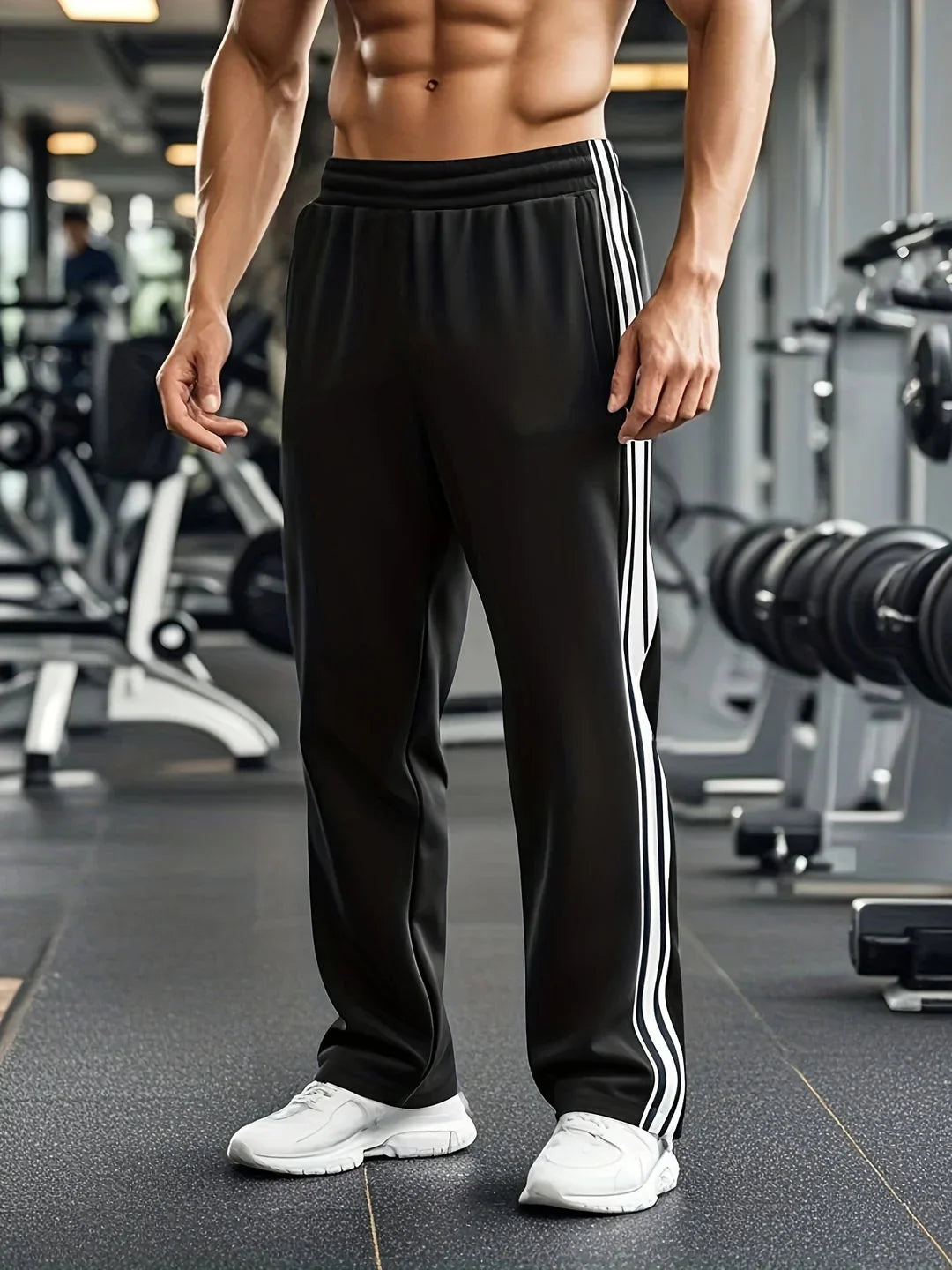 MoveFit Herren Sporthose – Bequeme Passform mit Kordelzug Taille