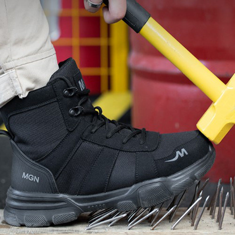 SafeGrip Herren Arbeitsschuhe – Knöchelhoch mit Stahlkappe und rutschfester Sohle