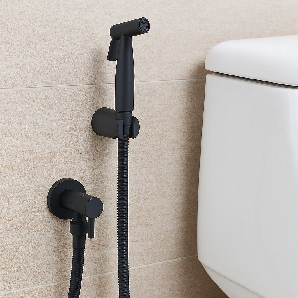Bidet Sprayer aus Edelstahl – Wandmontiert mit Einstellbarem Strahl